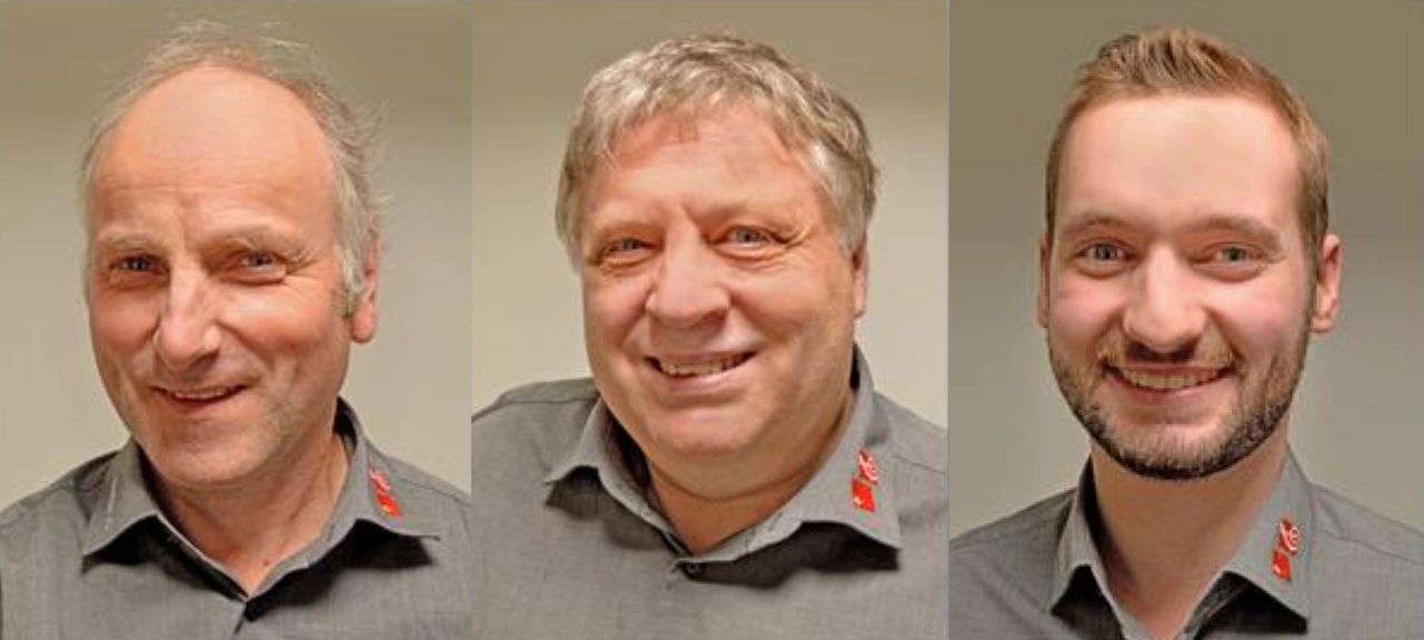 Walti Hegner, Helfer / Roli Müller, Helfer / Simon Reichmuth, Helfer